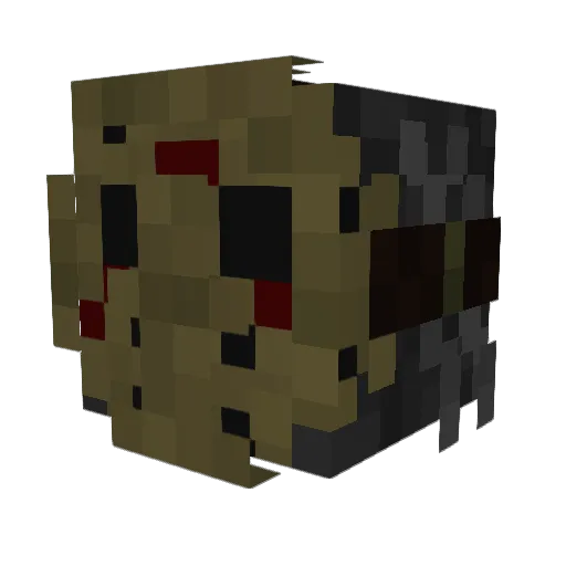 rreficul Minecraft avatar head, 3D render