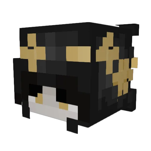 rrevox Minecraft avatar head, 3D render