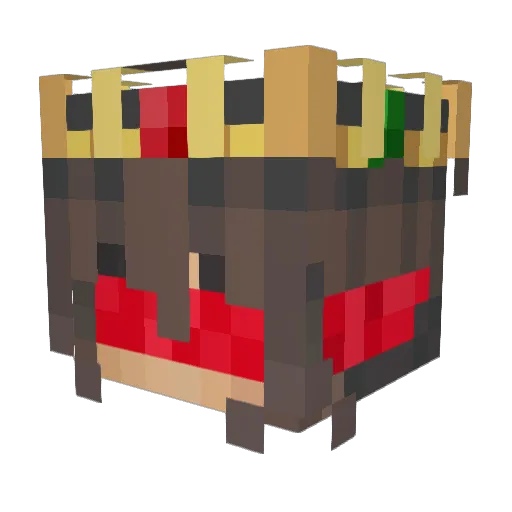 rreynaa Minecraft avatar head, 3D render