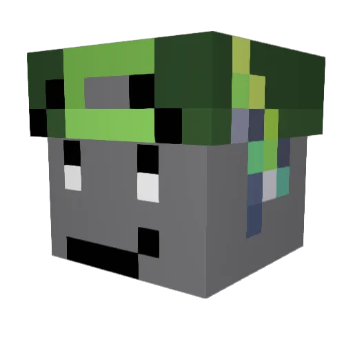 rrorok0 Minecraft avatar head, 3D render