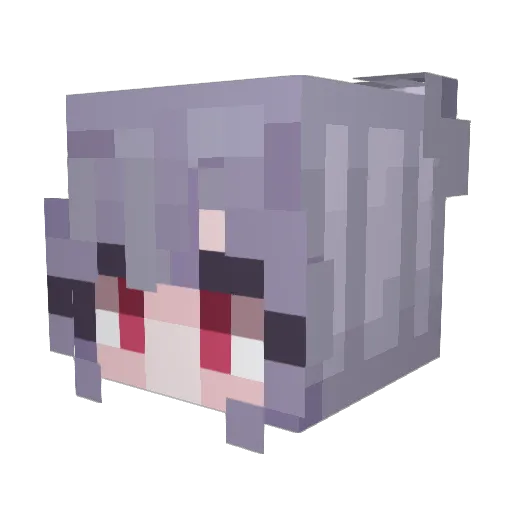 rrqwe1wer Minecraft avatar head, 3D render