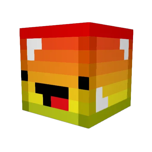 rrtucker11 Minecraft avatar head, 3D render