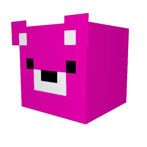 rryan1 Minecraft avatar head, 3D render