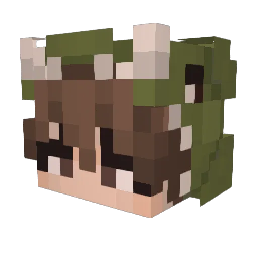 rryuno Minecraft avatar head, 3D render