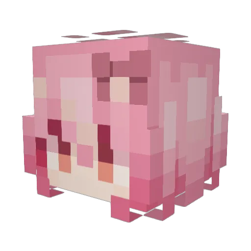 rryykkeerr Minecraft avatar head, 3D render