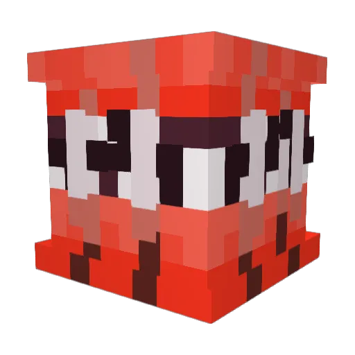 rs5063 Minecraft avatar head, 3D render