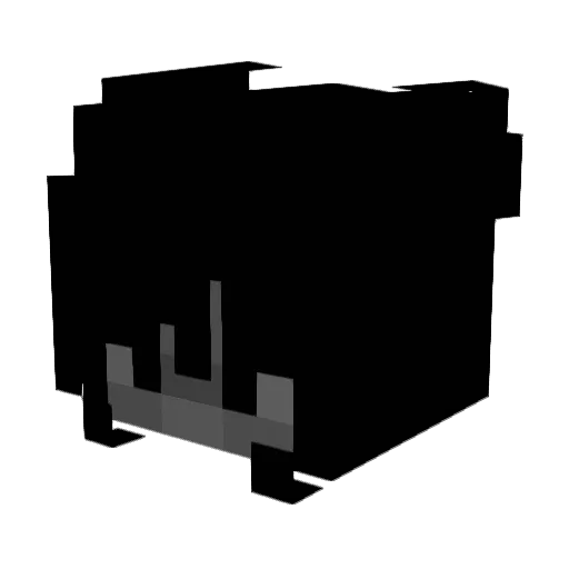 rs7c Minecraft avatar head, 3D render