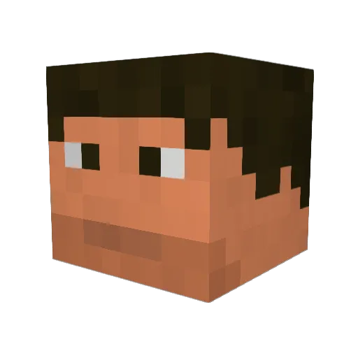 rsaare Minecraft avatar head, 3D render