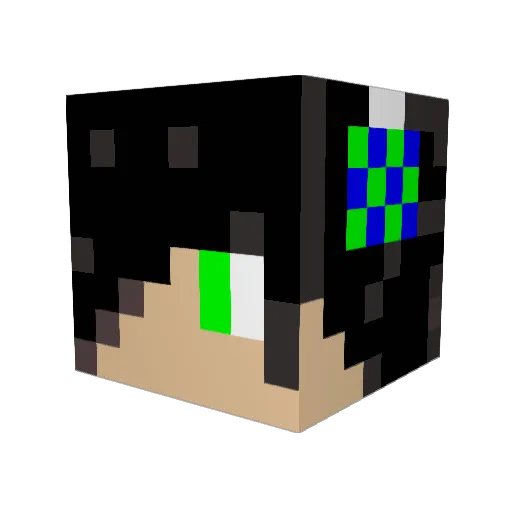 rscapri5l Minecraft avatar head, 3D render