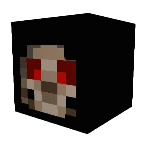 rschoenstein Minecraft avatar head, 3D render