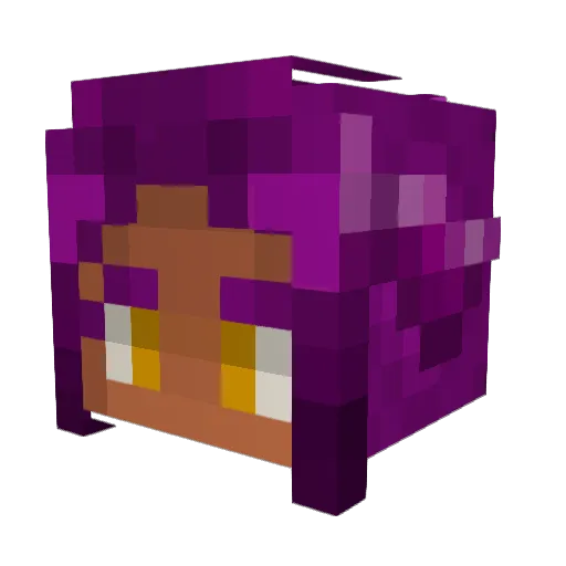 rsddany Minecraft avatar head, 3D render