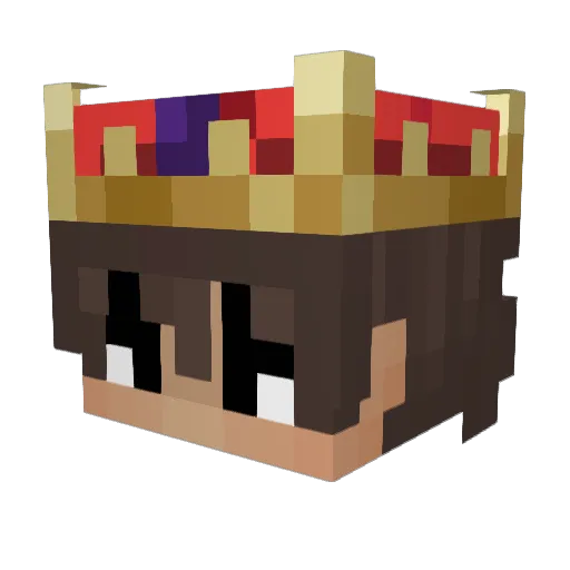 rserg777 Minecraft avatar head, 3D render