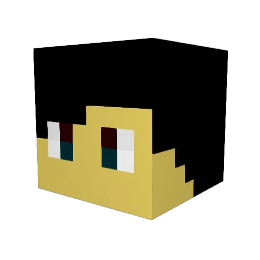 rshar12345 Minecraft avatar head, 3D render