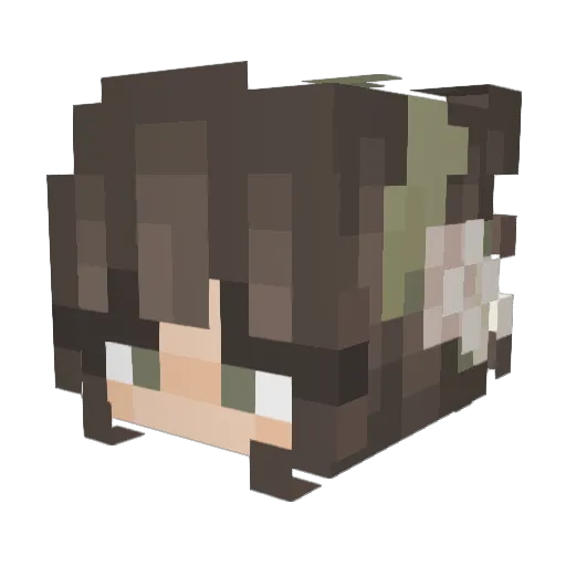 rsheffy Minecraft avatar head, 3D render