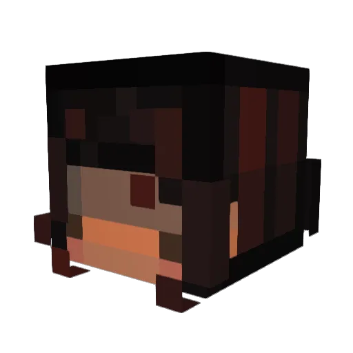 rslyn Minecraft avatar head, 3D render