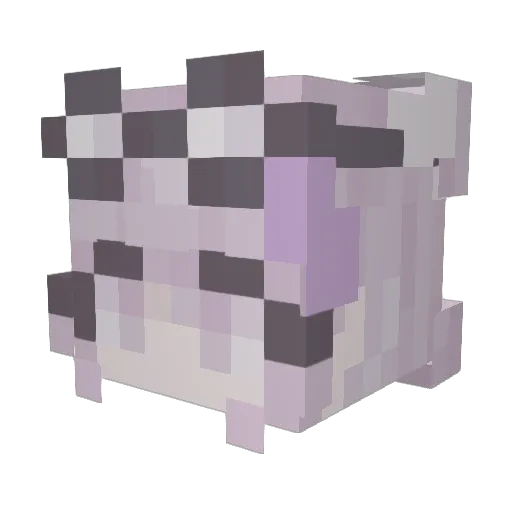 rtamong Minecraft avatar head, 3D render