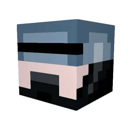 rtdd Minecraft avatar head, 3D render