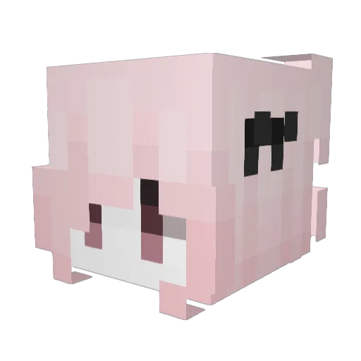 rthc Minecraft avatar head, 3D render