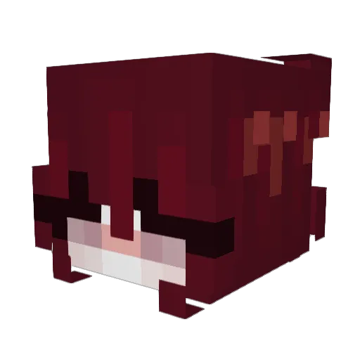rthmbv Minecraft avatar head, 3D render
