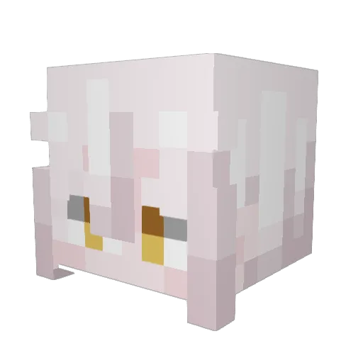 rtmisVT Minecraft avatar head, 3D render