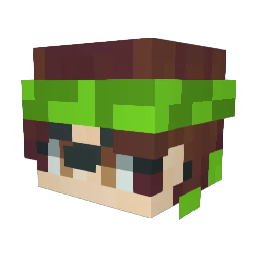 rtxytb Minecraft avatar head, 3D render