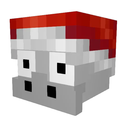 rtylee Minecraft avatar head, 3D render