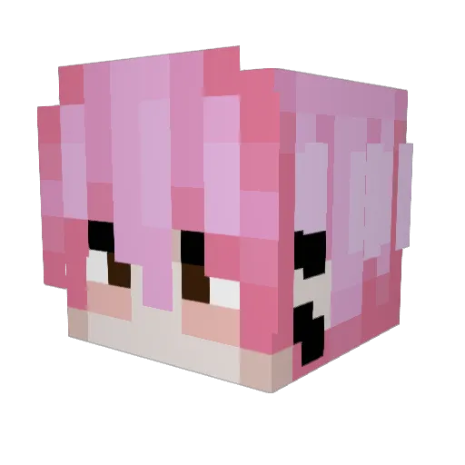ru13yt5ai Minecraft avatar head, 3D render
