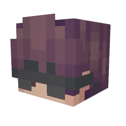 ru29by11 Minecraft avatar head, 3D render