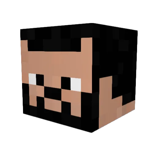 ruNnerzinho Minecraft avatar head, 3D render