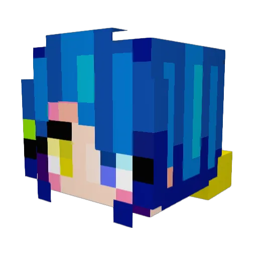 ruadh21 Minecraft avatar head, 3D render