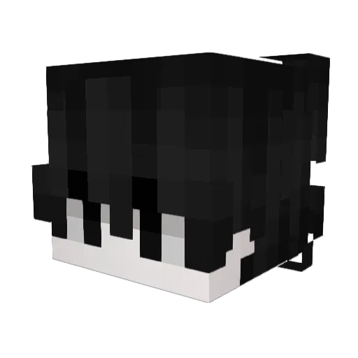 ruanzzqy Minecraft avatar head, 3D render