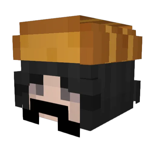 rubaeh Minecraft avatar head, 3D render