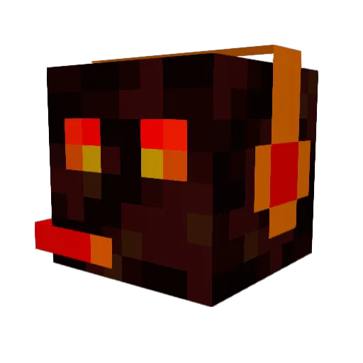 rubberchikkin Minecraft avatar head, 3D render