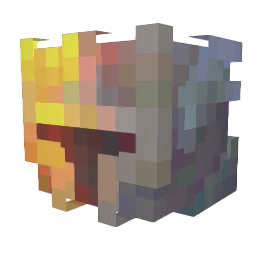 ruben123955 Minecraft avatar head, 3D render