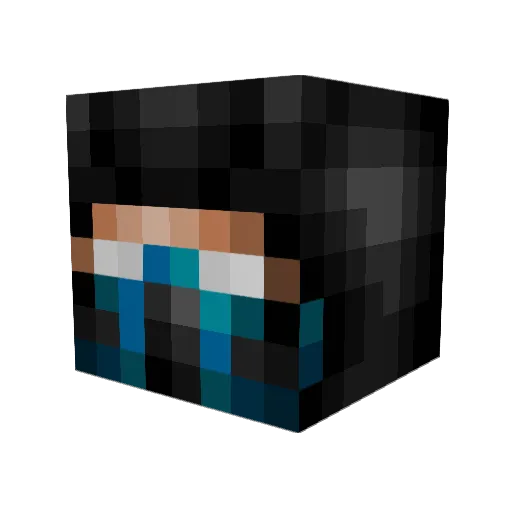 ruben2005 Minecraft avatar head, 3D render