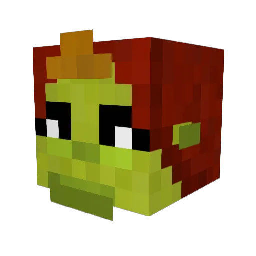 rubenbs2001 Minecraft avatar head, 3D render