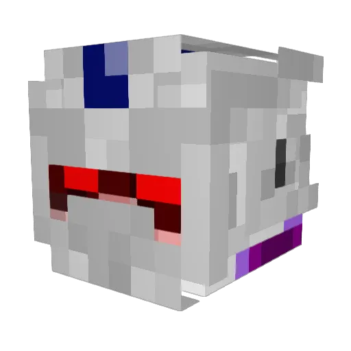 rubengarciiaa_ Minecraft avatar head, 3D render
