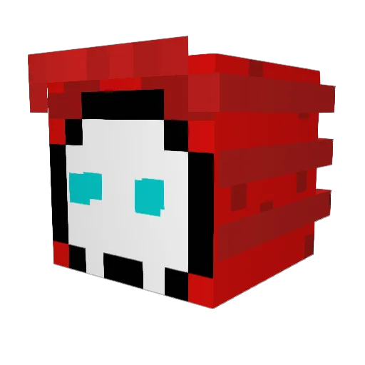rubentop20 Minecraft avatar head, 3D render
