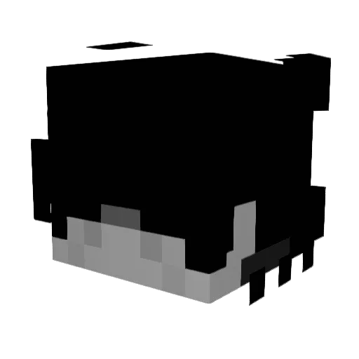 rubenwya Minecraft avatar head, 3D render