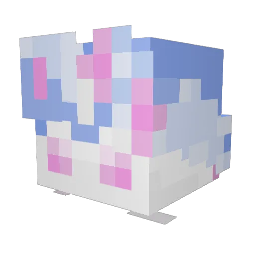 rubezter Minecraft avatar head, 3D render