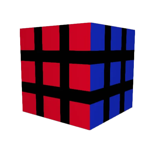 rubic817 Minecraft avatar head, 3D render