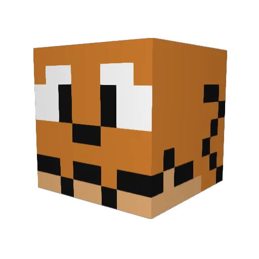 rubio_173 Minecraft avatar head, 3D render