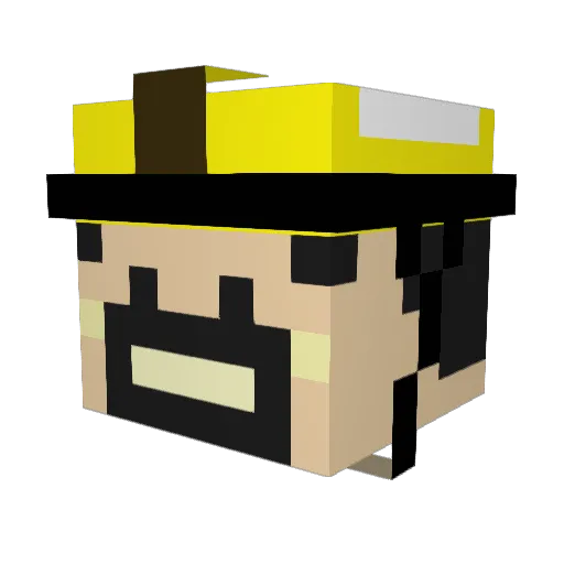 rubithehero1604 Minecraft avatar head, 3D render