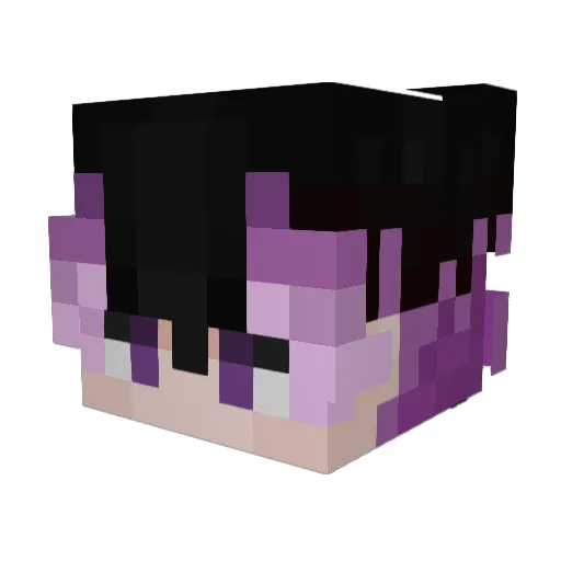 rubxgtrz Minecraft avatar head, 3D render