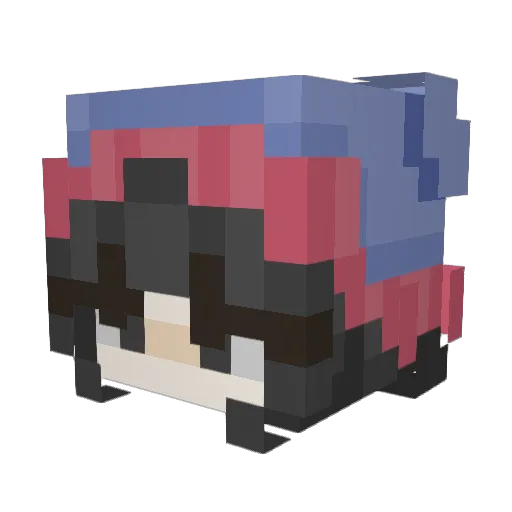 ruby109x Minecraft avatar head, 3D render