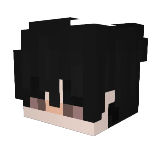 ruby_banz Minecraft avatar head, 3D render
