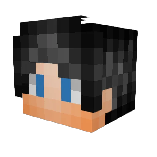 ruddyheck Minecraft avatar head, 3D render