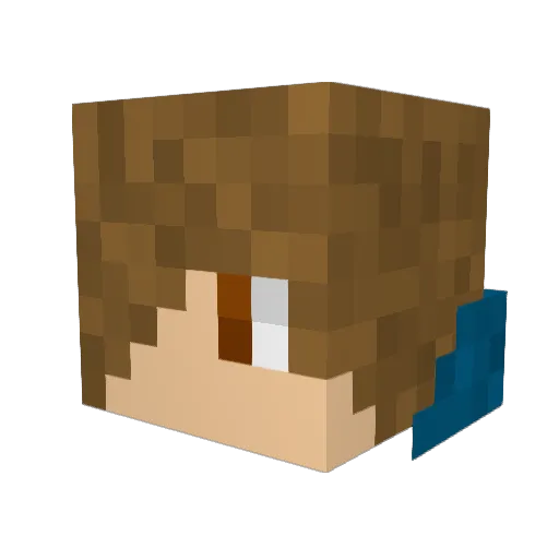 rudebeast1234 Minecraft avatar head, 3D render