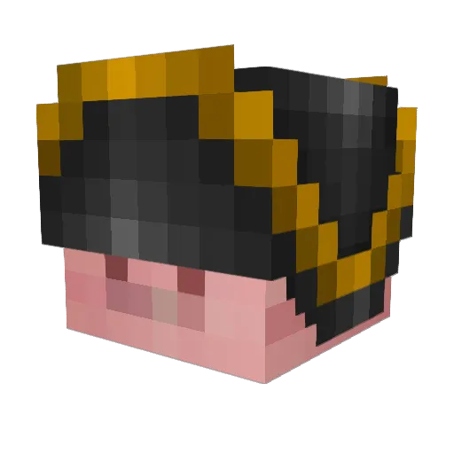 rudeboycthulhu Minecraft avatar head, 3D render