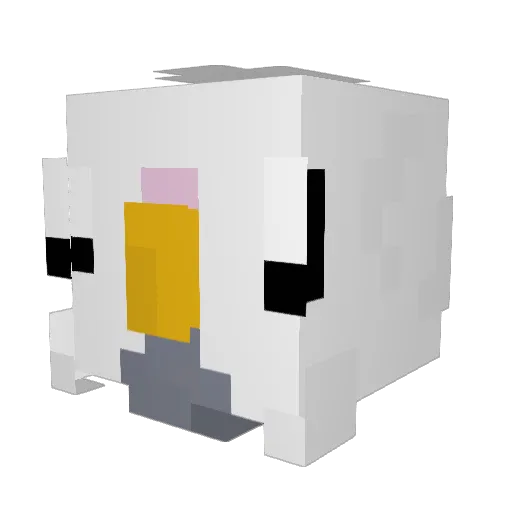 rudicer99 Minecraft avatar head, 3D render